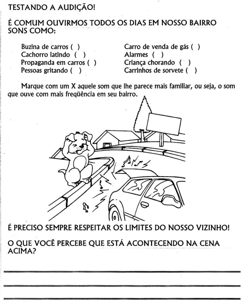 Atividades sobre BAIRRO para 3 / 4 ano - GEOGRAFIA