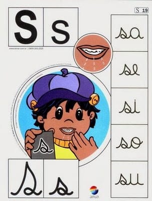 Alfabeto colorido s