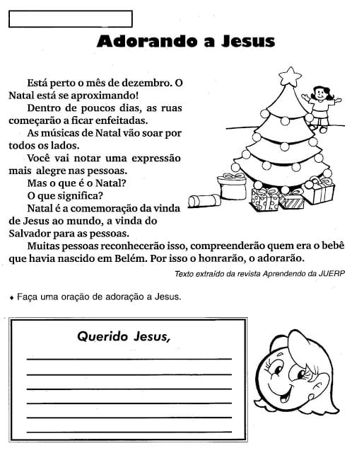 Natal Produção de Texto Interpretação de Texto Atividades Exercícios papai noel rena trenó imprimir (65)