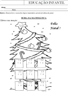 Natal: Atividades e desenhos para colorir - Atividades Pedagógicas