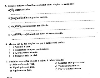Sujeito Predicado Atividades Ling Portuguesa Imprimir  (14)