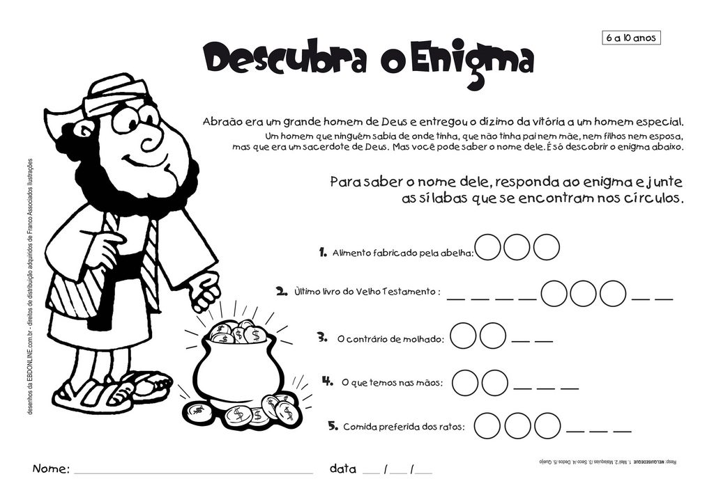 Resultado De Imagem Para Atividades De Ensino Religioso 46A