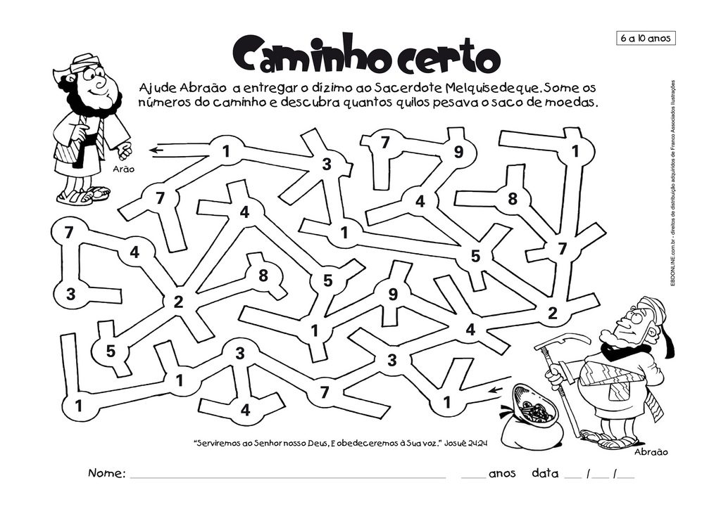 Atividades de Ensino Religioso