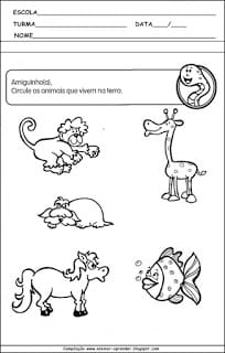 atividades sobre os animais ensinar-aprender013