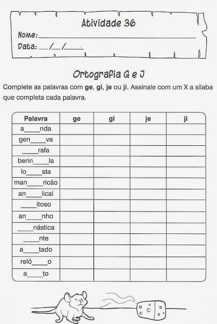 exercicios portugues ortografia
