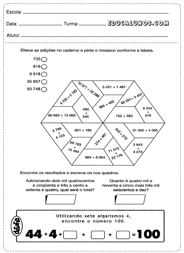 Jogos de matemática 5º ano - Solumaths