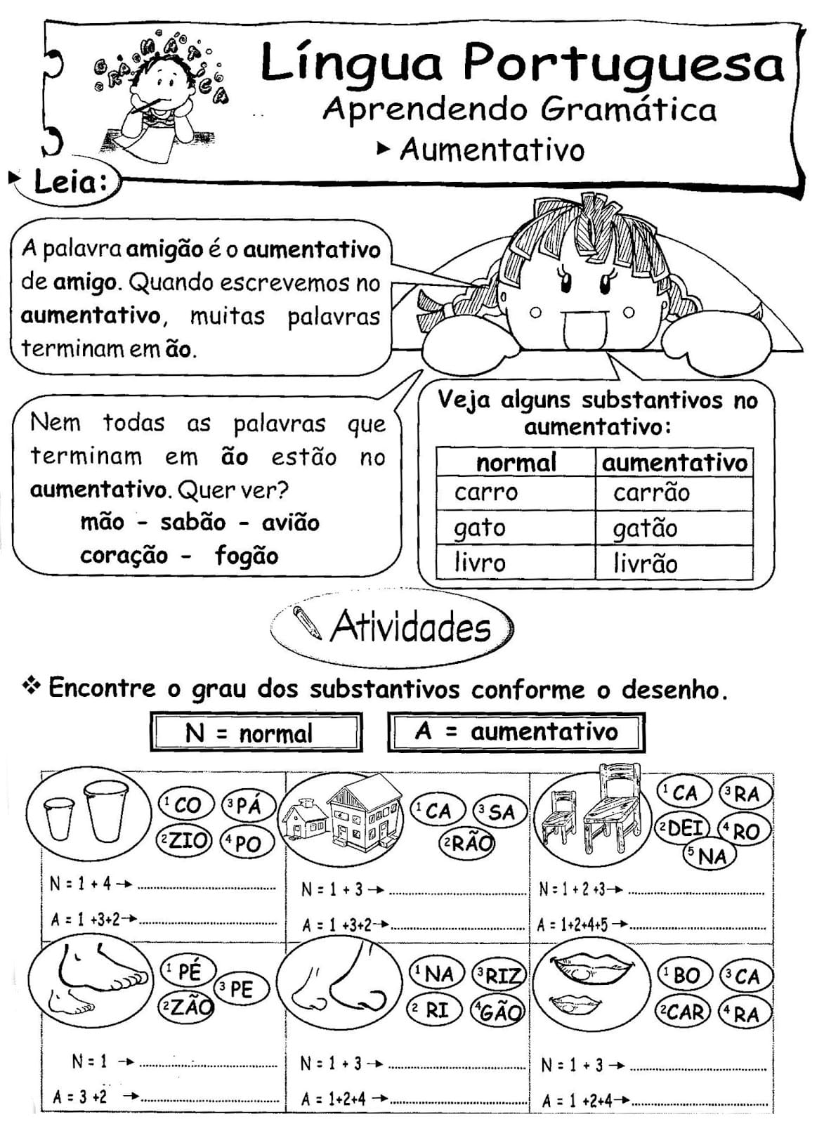 ATIVIDADES DE GRAMÁTICA - PORTUGUÊS - Atividades Pedagógicas