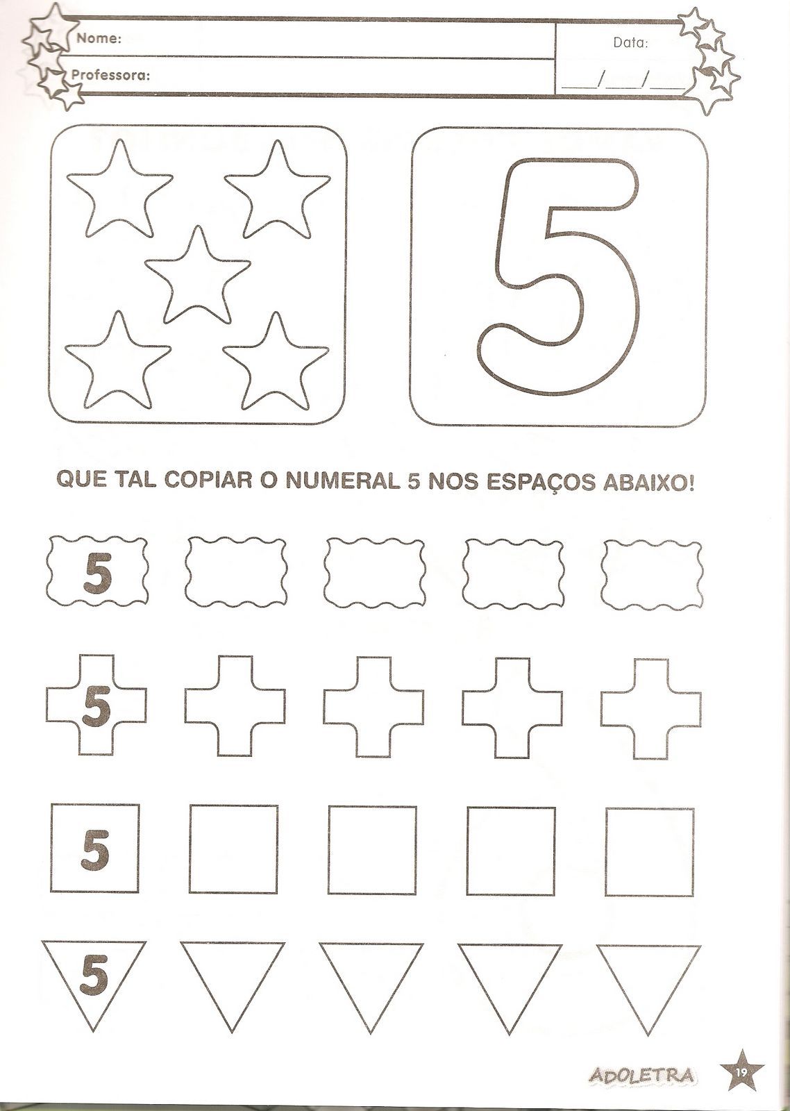 Featured image of post Atividades Sobre Numerais Educa o Infantil 50 atividades e ideias de exerc cios de caligrafia com letra cursiva