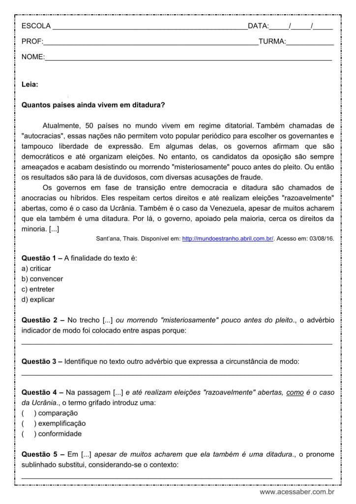 ATIVIDADE - ADVÉRBIOS - TUDO SALA DE AULA.pdf