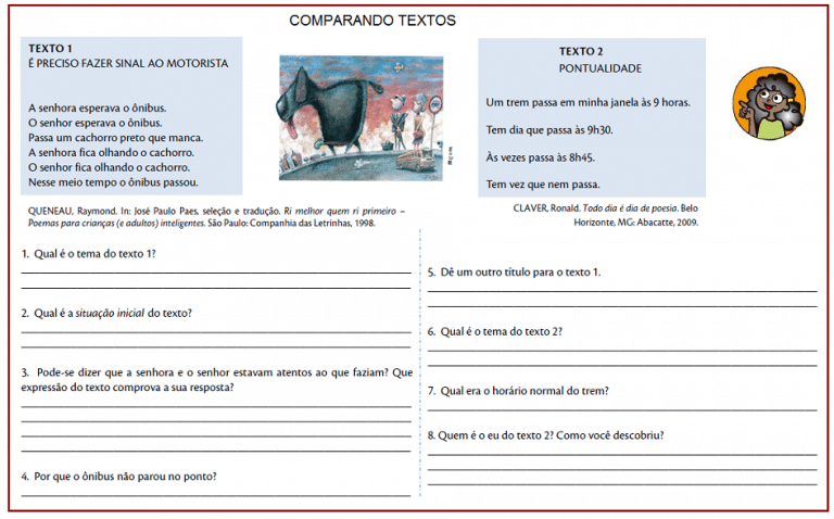 DICAS DE ATIVIDADES SOBRE COMPARAÇÃO