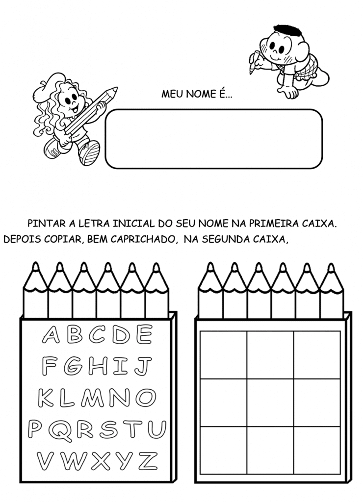 Atividades Com O Nome Para Educa O Infantil