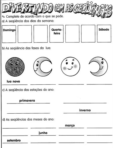 As Fases Da Lua Ciências Atividades Ensino Fundamental F A