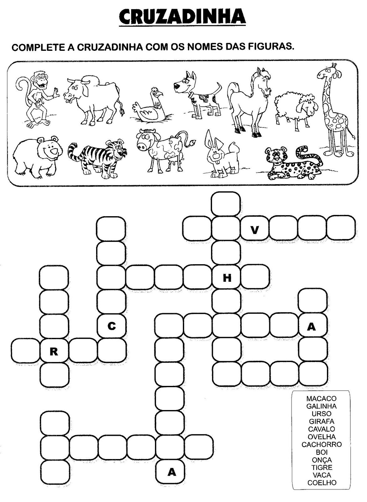 Cruzadinha turma d monica - Recursos de ensino