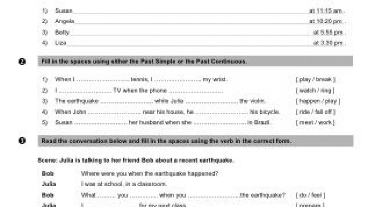 Atividade de inglês: Present Continuous Tense - 7º ano - Acessaber