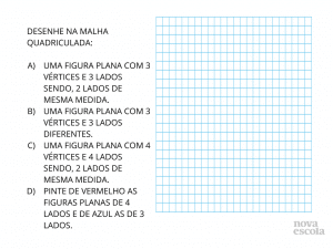 ATIVIDADES COM MALHAS QUADRICULADAS