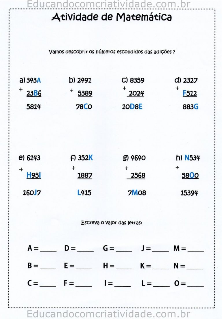 Problemas Com As Quatro Opera Es Matem Ticas