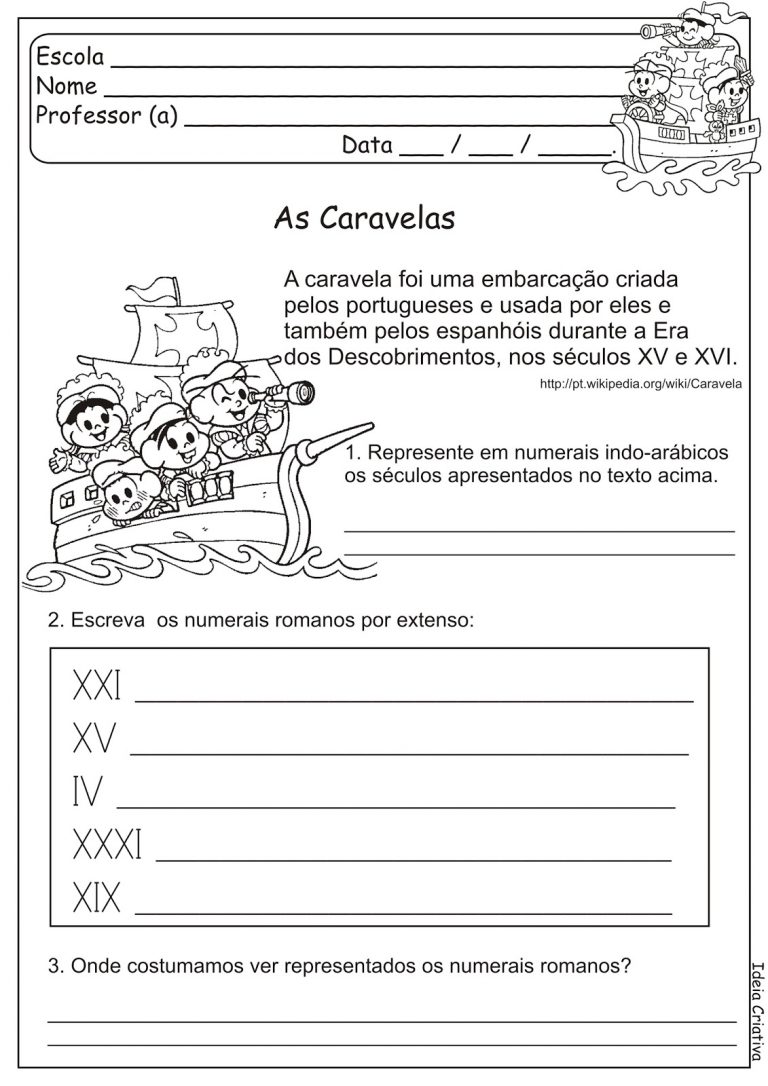 ATIVIDADES SOBRE AS GRANDES NAVEGAÇÕES