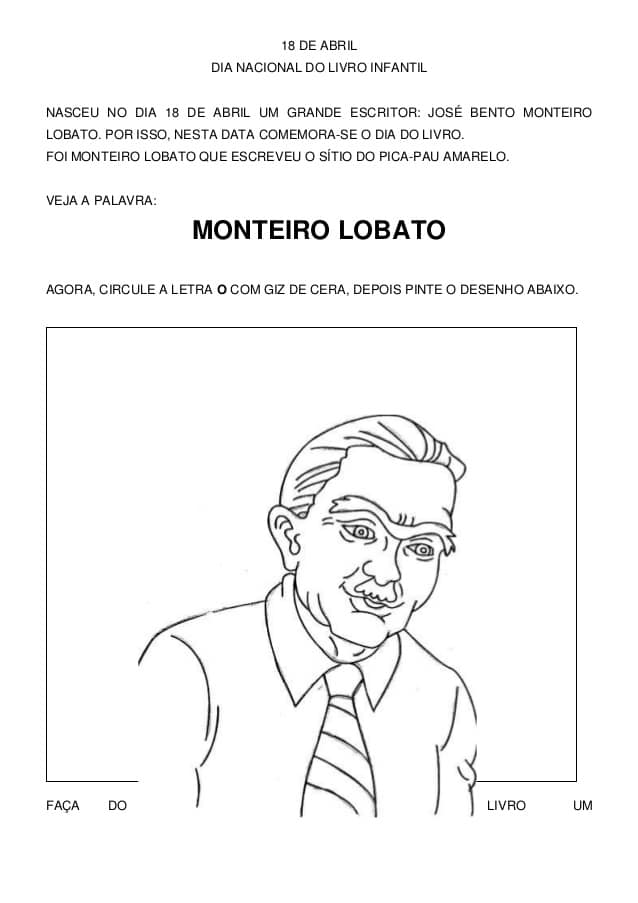 Atividades sobre Monteiro Lobato