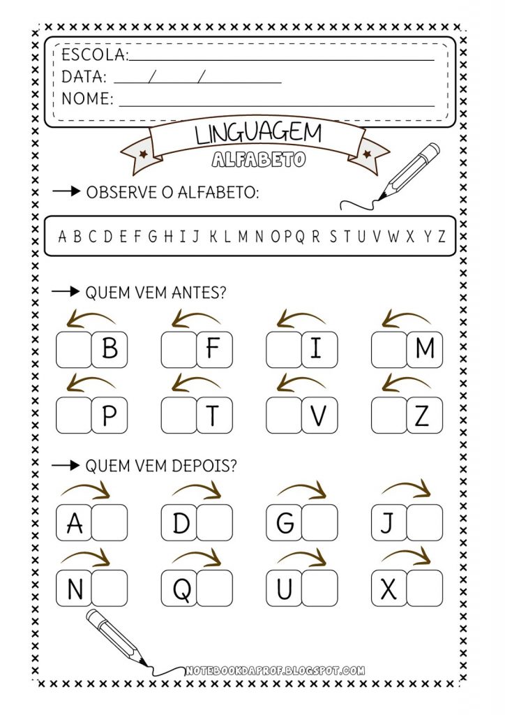 atividades do Texto: A mágia do alfabeto