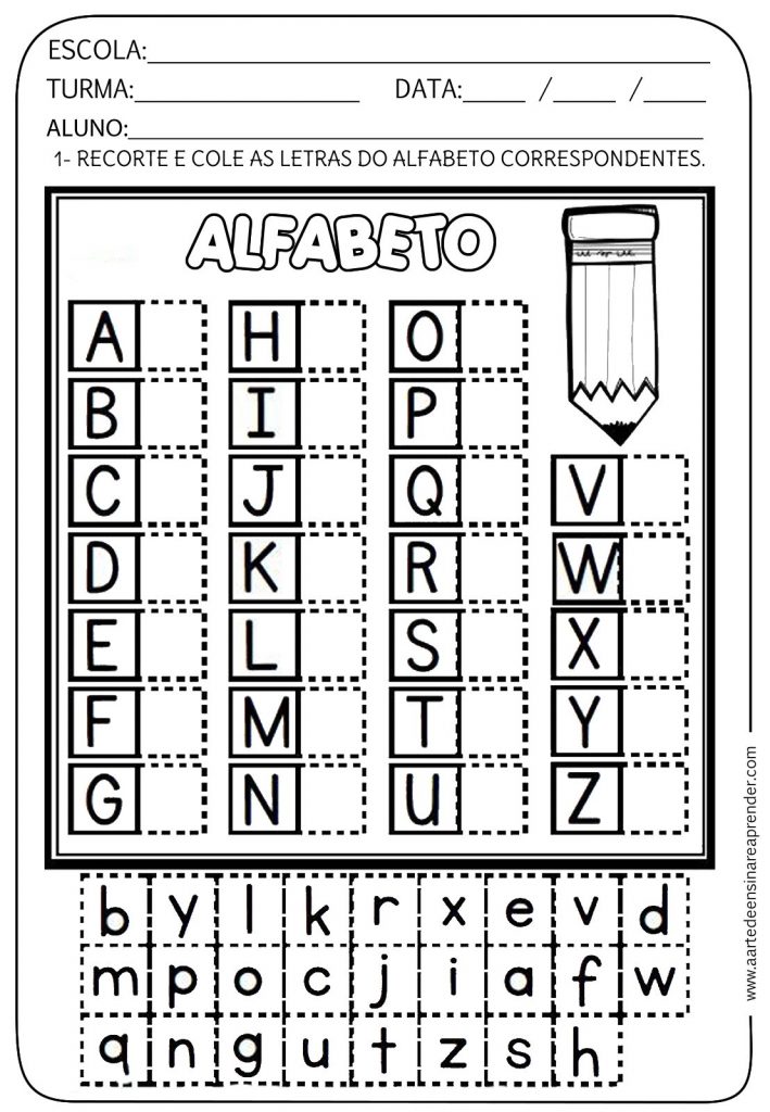 atividades do Texto: A mágia do alfabeto