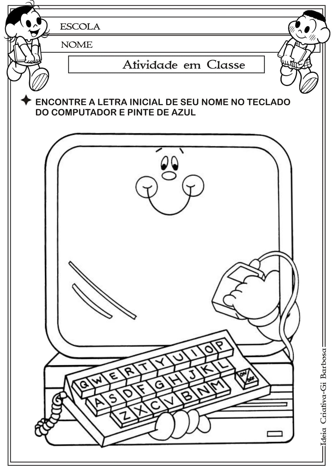 Atividades Sobre Informática Para Educação Infantil 9170